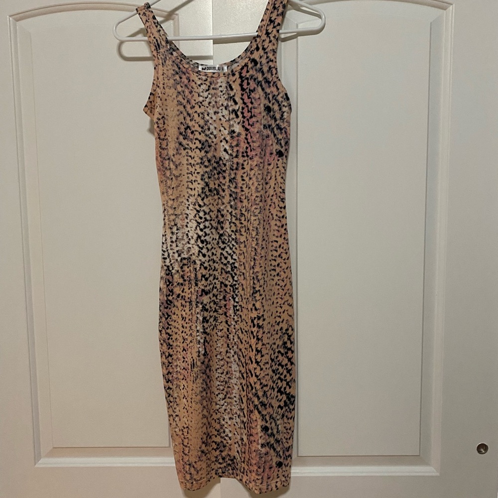 Stretchy- bodycon midi dress